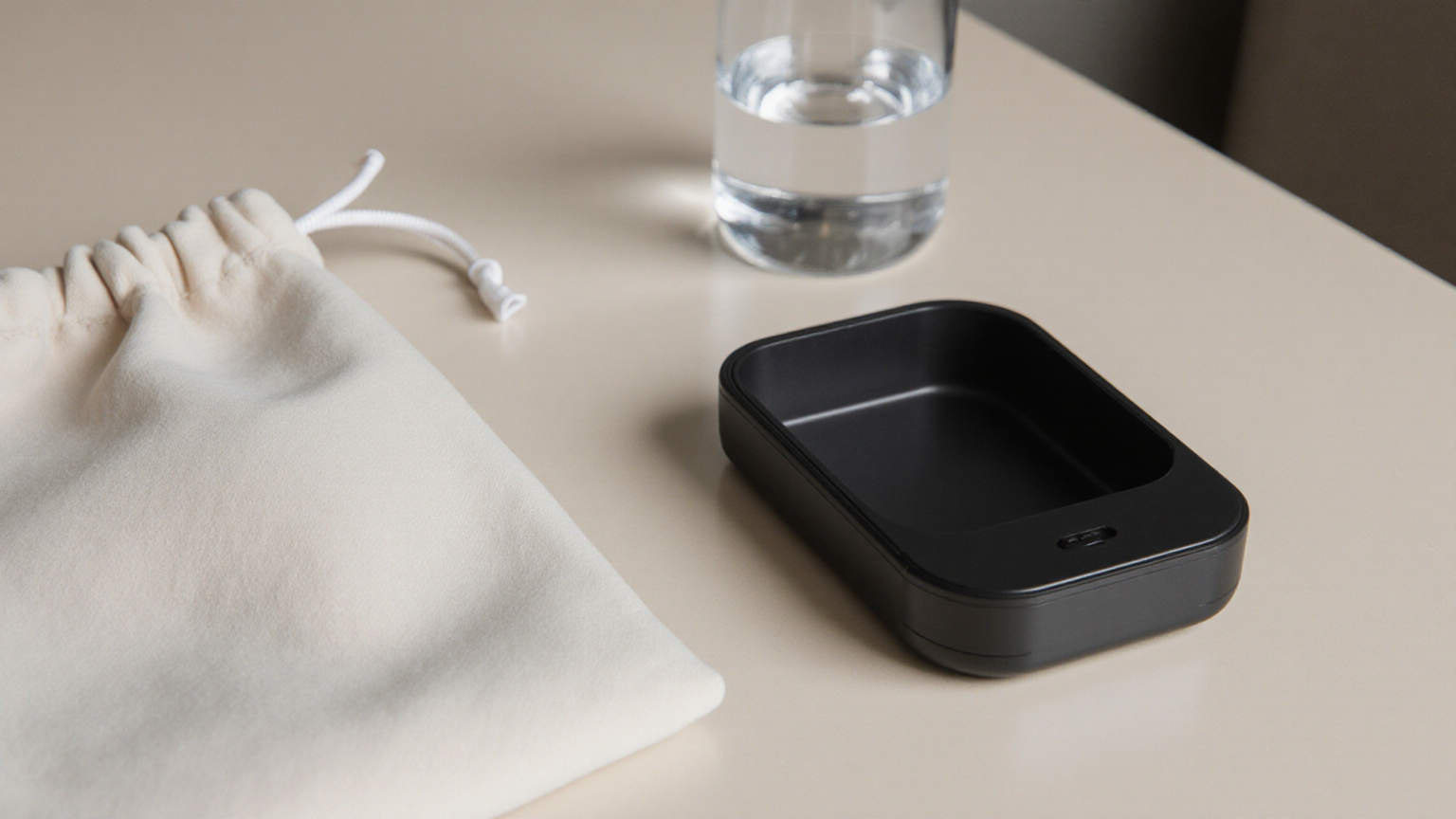 Protective case and cable organizer representing cabin packing