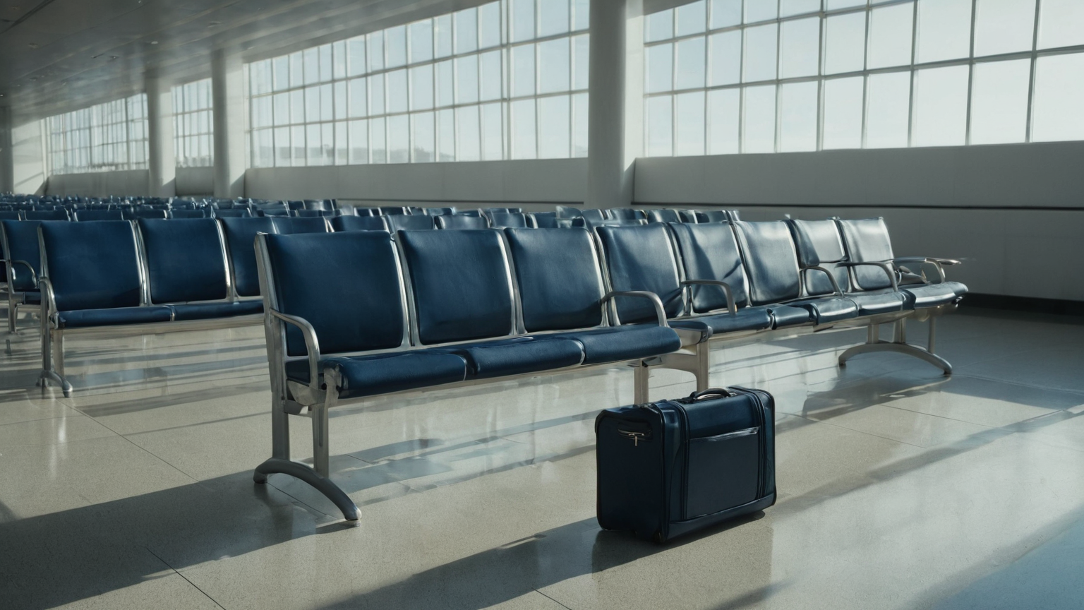 Empty gate seating illustrates a conservative connection-time buffer