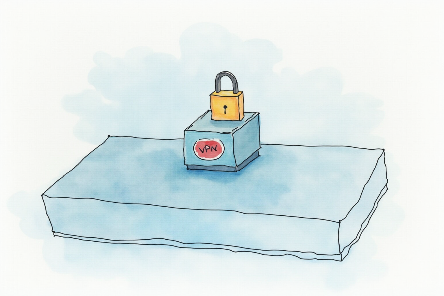 Stealth mode VPN connection in restricted region